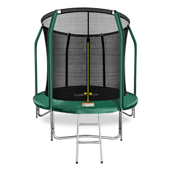 ARLAND Батут премиум 10FT с внутренней страховочной сеткой и лестницей (Dark green)