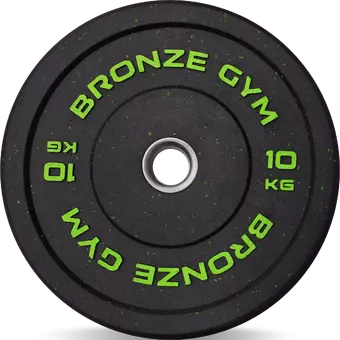 Диск бамперный BRONZE GYM 10КГ Д50