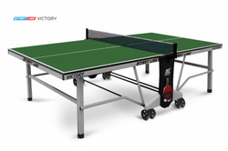 Стол теннисный VICTORY Indoor Зелёный, Синий для помещений